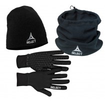Winter set: Hat + gloves + neck scarf